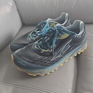 Altra Timp 2 Trail Running Shoe Womens 9.5 Blue Barefoot Outdoor Hiking Sneaker